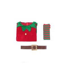Elf Christmas Adult Cosplay Costume Dress Outift Halloween Carnival Suit