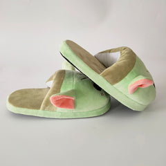 The Mandalorian Baby Yoda Cosplay Plush Shoes Slipper Indoor Floor Slippers - INSWEAR