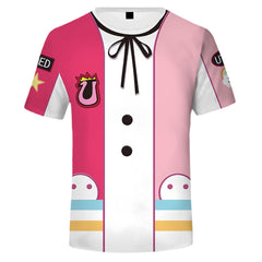 Adults One Piece Film Red Uta Cosplay T-shirt Men Women Summer 3D Print Short Sleeve Shirt - INSWEAR