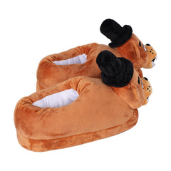 FNAF Five Nights At Freddy's Freddy Bear Plush Slippers Cosplay Shoes Halloween Costumes Accessory