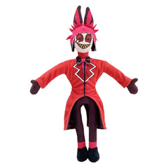 Hazbin Hotel 2024 Alastor Cosplay Plush Cartoon Kids Toys Doll Soft Stuffed Dolls Mascot Birthday Xmas Gift