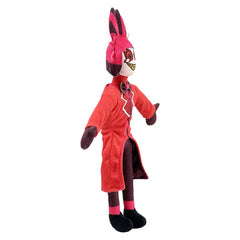 Hazbin Hotel 2024 Alastor Cosplay Plush Cartoon Kids Toys Doll Soft Stuffed Dolls Mascot Birthday Xmas Gift