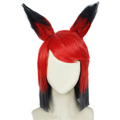 Hazbin Hotel Alastor 2024 TV Cosplay Wig Heat Resistant Synthetic Hair Carnival Halloween Party Props