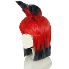 Hazbin Hotel Alastor 2024 TV Cosplay Wig Heat Resistant Synthetic Hair Carnival Halloween Party Props