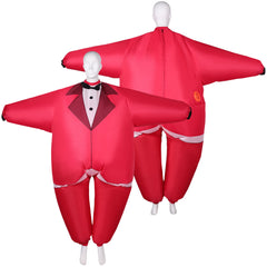 Hazbin Hotel Charlie Morningstar Inflatable Adult Men Women Blowup Costume Fancy Party Dress Halloween Carnival Party Suit