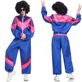 Hip-hop Disco Adult Cosplay Hooded Sweatshirt Joggers Trousers Set Printed Pullover Hoodie Pants Set