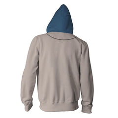 Jujutsu Kaisen Nanami Kento Adult Cosplay Printed Hoodie Hooded Sweatshirt Casual Zip Up Hoodie