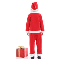 Kids Boys Christmas Santa Claus Cosplay Costume Outfits Christmas Carnival Suit