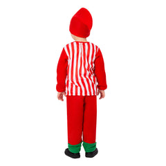 Kids Children Christmas Gift Red Cosplay Outfits Christmas Carnival Suit
