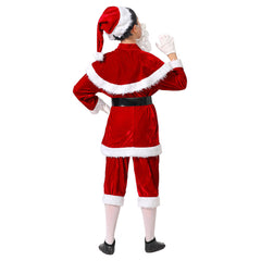 Kids Children Santa Claus Cosplay Costume Outfits Christmas Carnival Suit