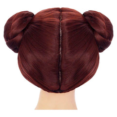 Leia Princess Kid Girls Cosplay Wig Heat Resistant Synthetic Hair Carnival Halloween Party Props Accessories