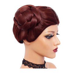 Leia Princess Kid Girls Cosplay Wig Heat Resistant Synthetic Hair Carnival Halloween Party Props Accessories