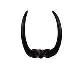 Loki Black Helmet Headband Mask Cosplay Masquerade Party Halloween Costume Props