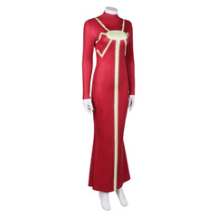Madam Web Adult Women Cosplay Costume Printed Dress Fancy Outfit Halloween Carnival Suit