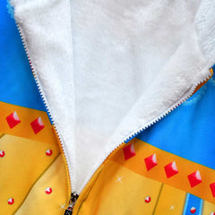 Movie Kids Hoodies Printed Hooded Padded Sweatshirt Casual Streetwear Zip Up Hoodie