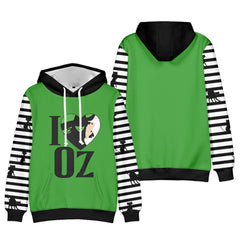 Musical Wicked Witch Adult Halloween Cosplay Hoodie Hooded Sweatshirt Casual Pullover Hoodie