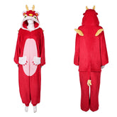 New Year 2024 Baby Dragon Pajamas Cosplay Costume Outfits Halloween Carnival Suit Original Design