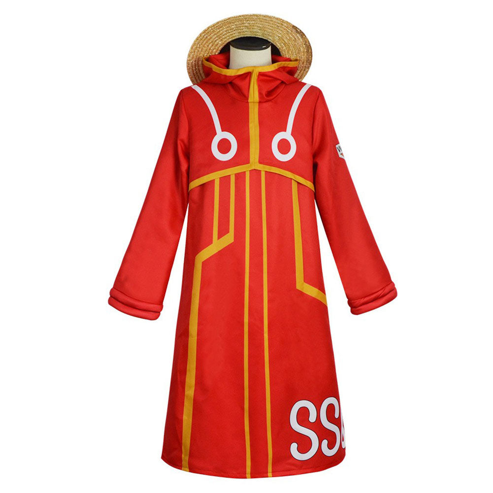 One Piece 2024 Egghead Arc Monkey D. Luffy Full Set Cosplay Costume Outfits Halloween Carnival Suit