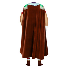 One Piece Buggy Adult Cosplay Costume Jumpsuit Fancy Outfit Halloween Carnival Suit