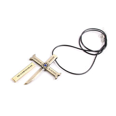 One Piece Dracule Mihawk Cosplay Alloy Necklace Halloween Carnival Costume Accessories Props