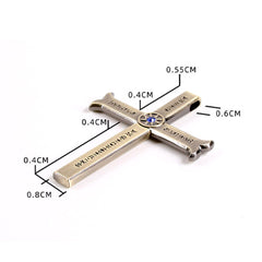 One Piece Dracule Mihawk Cosplay Alloy Necklace Halloween Carnival Costume Accessories Props