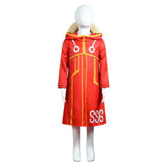 One Piece Egghead Arc Monkey D. Luffy Kids Boys Cosplay Costume Outfits Halloween Carnival Party Suit