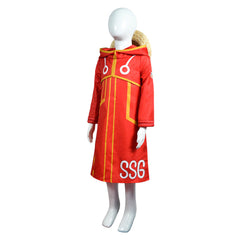 One Piece Egghead Arc Monkey D. Luffy Kids Boys Cosplay Costume Outfits Halloween Carnival Party Suit
