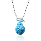 One Piece Luffy Devil Fruit Necklace Neck Chain Fashion Jewelry Choker Gifts Halloween Costume Accessories