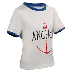 One Piece Monkey D. Luffy Kids Cosplay Casual Street Short-Sleeved T-shirt