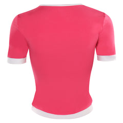 One Piece Nami Adult Cosplay Casual Street Pink Shirt