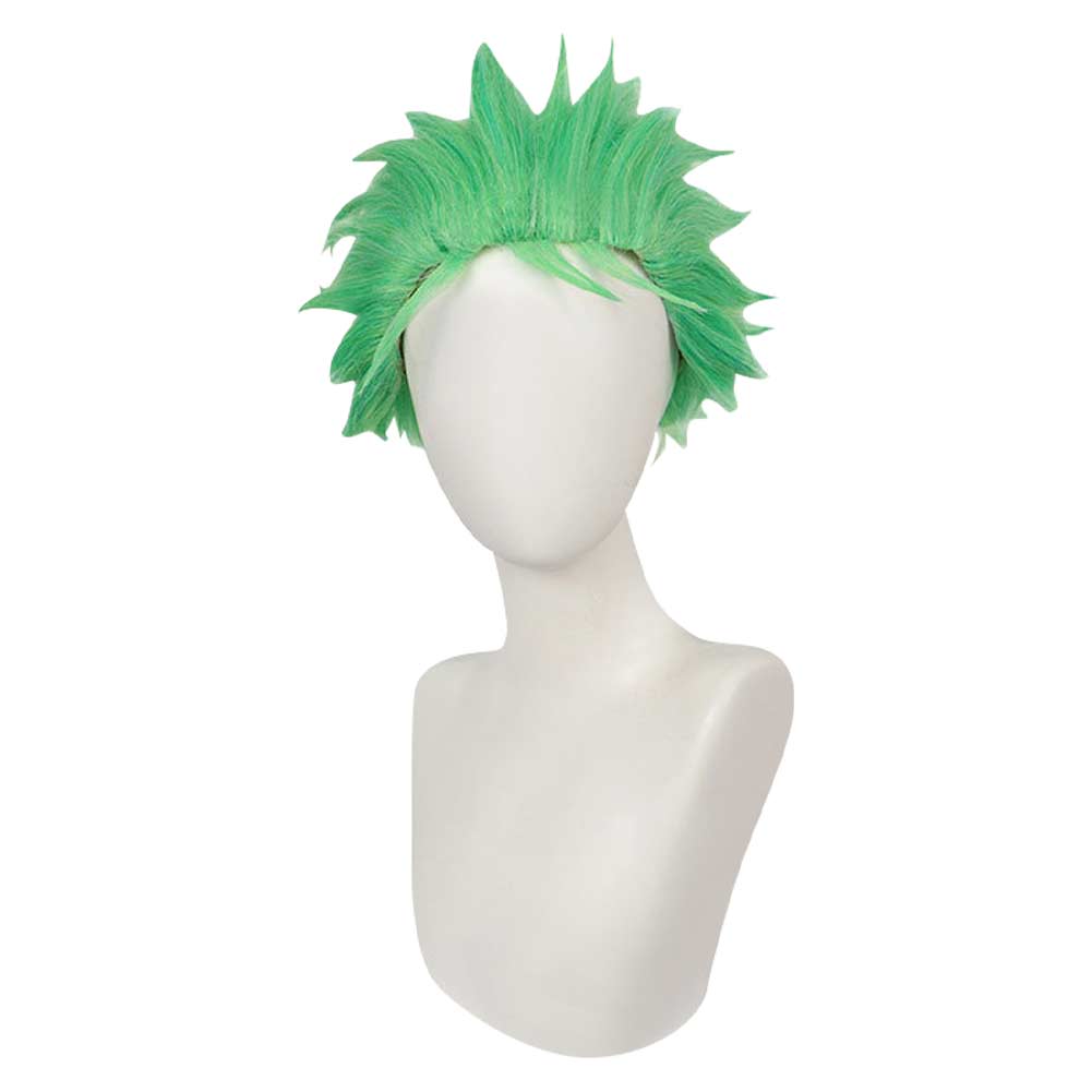 One Piece Roronoa Zoro Cosplay Wig Heat Resistant Synthetic Hair Carnival Halloween Party Props Costume Accessories