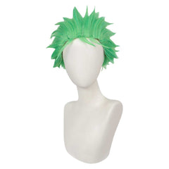 One Piece Roronoa Zoro Cosplay Wig Heat Resistant Synthetic Hair Carnival Halloween Party Props Costume Accessories