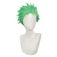 One Piece Roronoa Zoro Cosplay Wig Heat Resistant Synthetic Hair Carnival Halloween Party Props Costume Accessories