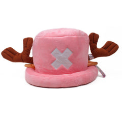 One Piece Tony Tony Chopper Cosplay Pink Hat Halloween Carnival Costume Accessories Props