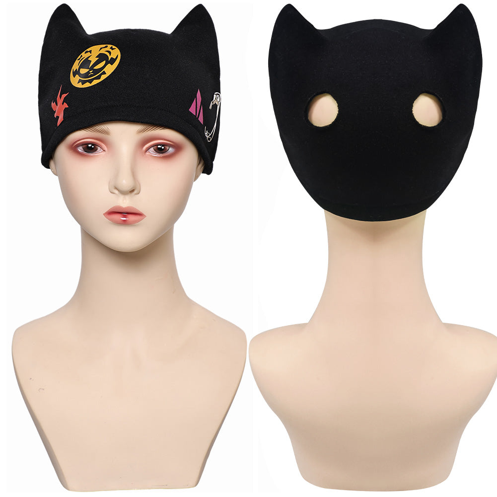 Palworld 2024 Zoe Women Girls Cosplay Black Hat Cap Halloween Carnival Costume Accessories
