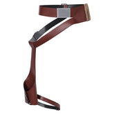 Rey Skywalker Cosplay Composite Leather Belt Holster Halloween Costumes Accessory