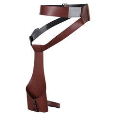 Rey Skywalker Cosplay Composite Leather Belt Holster Halloween Costumes Accessory