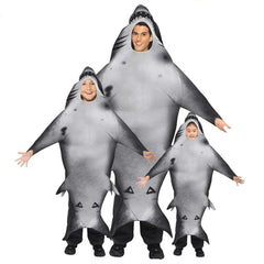Shark Cosplay 150 CM Jumpsuit Costume Outfits Halloween Carnival Suit For Adult Children