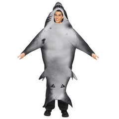 Shark Cosplay 150 CM Jumpsuit Costume Outfits Halloween Carnival Suit For Adult Children