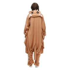 Squirrel Adult Cartoon Cosplay Costume Animal Coral Fleece Jumpsuit Fancy Outfit Halloween Carnival Suit