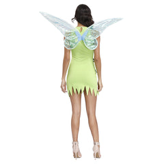 St. Patrick's Day Elf Dryad Green Dress With Wing Cosplay Costume Outfits Halloween Carnival Suit