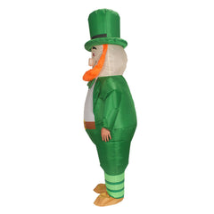 St. Patrick's Day Green Blowup Fancy Cosplay Inflatable Costume Men Women Cartoon Party Dressup Halloween Carnival Party Suit