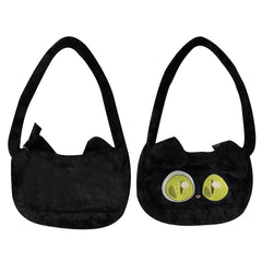 Suzume's Door Locking Minister Cosplay Black Bag Printed Shoulder Bag Plush Toye