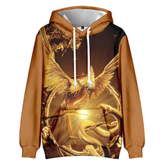 The Ballad of Songbirds and Snakes Adult Cosplay Printed Hoodie Hooded Sweatshirt Casual Pullover Hoodie