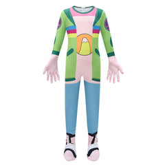 The Creature Cases Sam Snow Kids Cosplay Costume Jumpsuit Fancy Outfits Halloween Carnival Suit