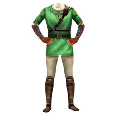 The Legend of Zelda Link Adult Cosplay Costume Green Jumpsuit Outfits Halloween Carnival Suit