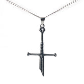 The Lord of the Rings Aragorn Narsil Anduril Cosplay Alloy Necklace Halloween Carnival Birthday Xmas Gift