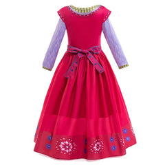 Wish Dahlia Flower Kids Girls Cosplay Dress Halloween Carnival Costume