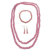 Wish Movie Asha Girls Pink Necklace Set Cosplay Halloween Carnival Costume Accessories