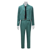 Yu Yu Hakusho Urameshi Yuusuke Cosplay Costume Adult Green Uniform Outfits Halloween Carnival Suit